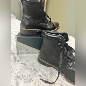 Vincent cavallo combat dress boots size 11.